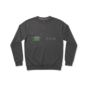 Sudadera sin gorro B.A.M